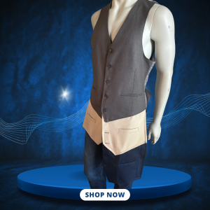 Trinity Vest – 1 of 1 Upcycled Fusion Piece